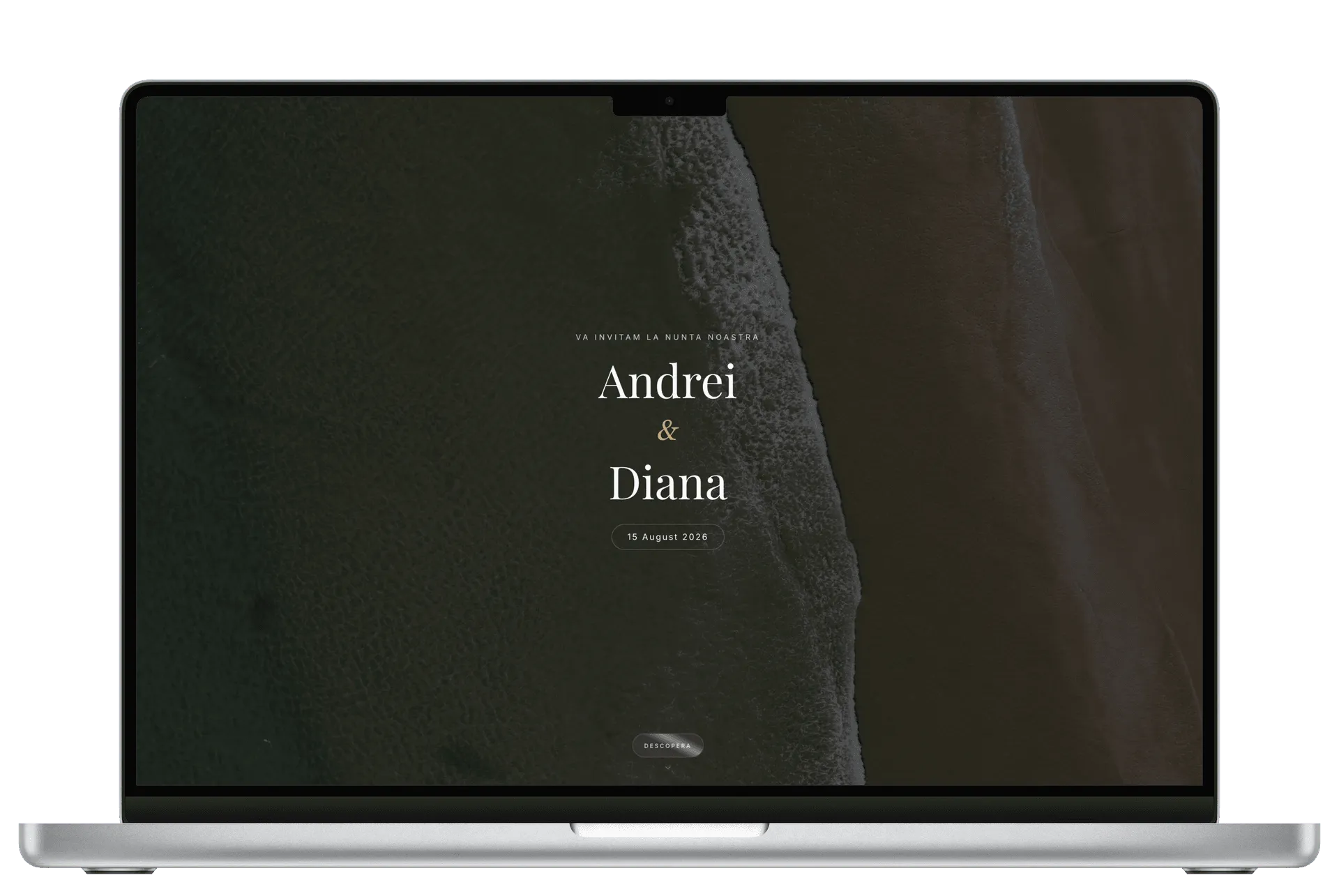 Design personalizat pentru invitații digitale Smart Events